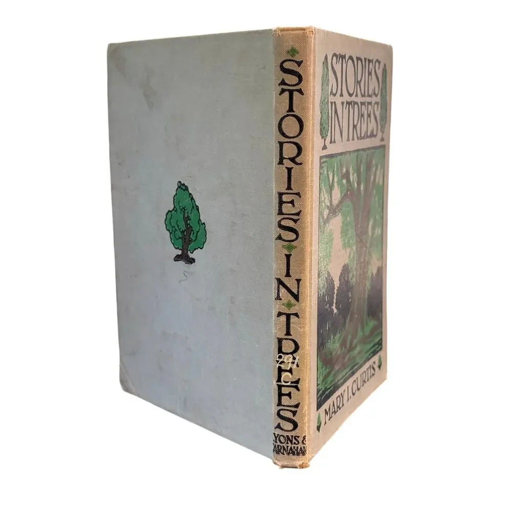 Vintage 1940 Stories in Trees Book by Maru I. Curtis, Library Binding, HC